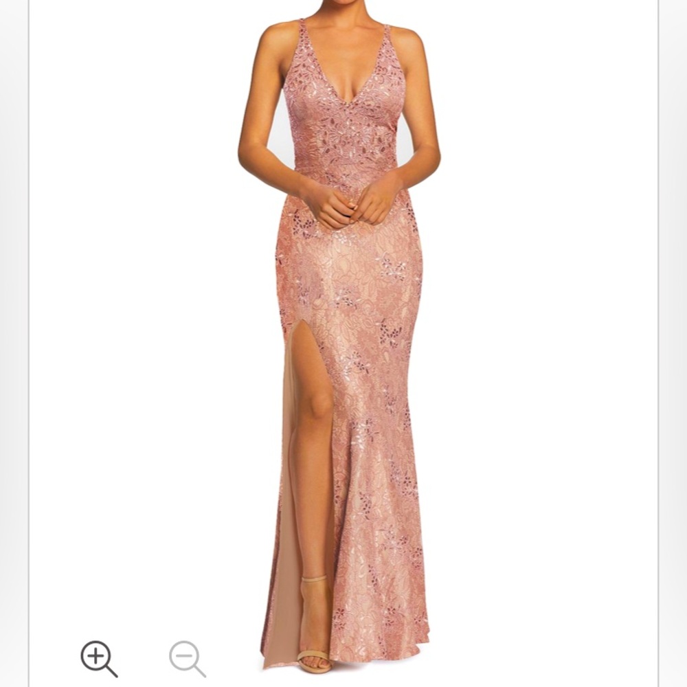 Dress the Population Lace Gown